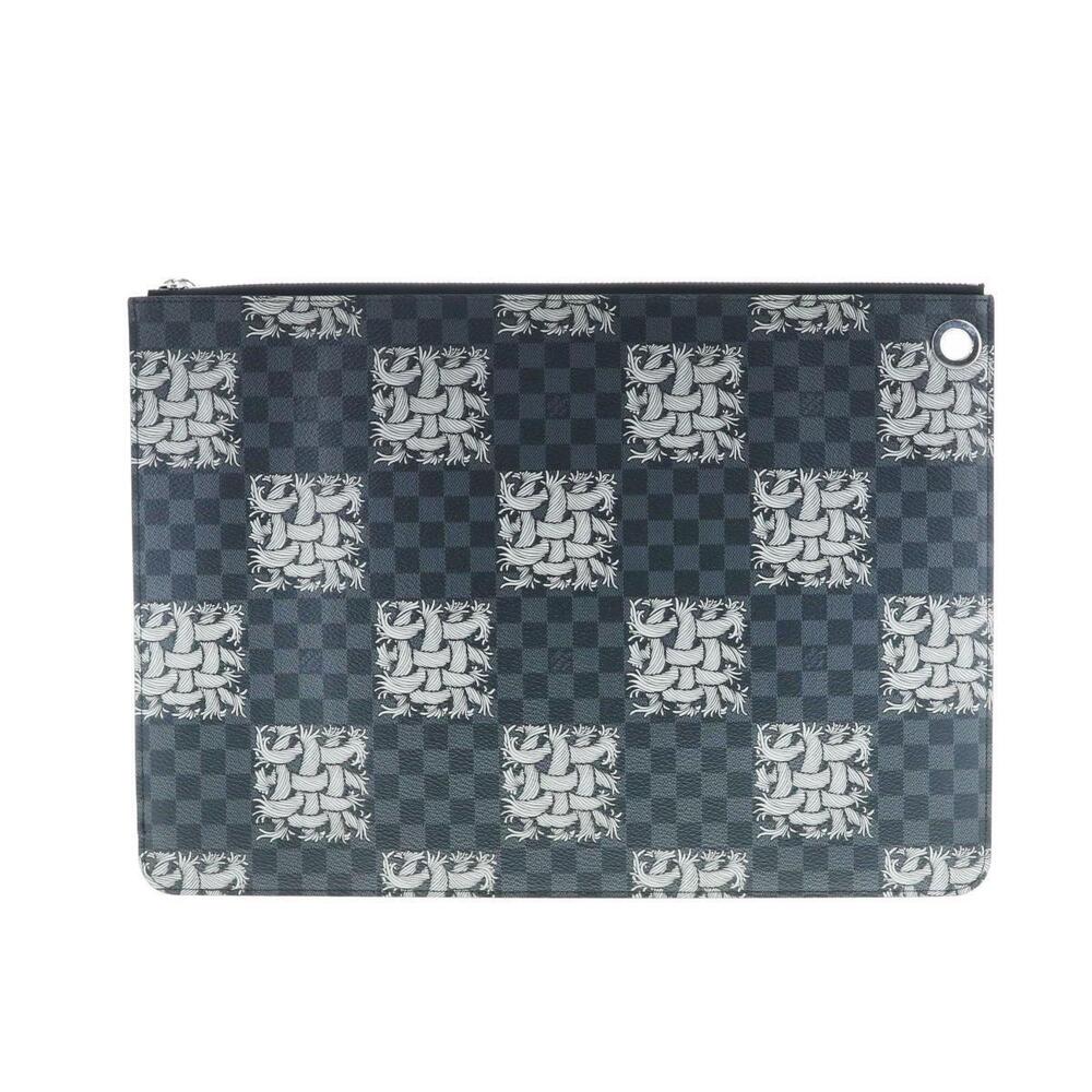 LOUIS VUITTON Pochette Jour Christopher Nemeth Bag Business Briefcase Damier